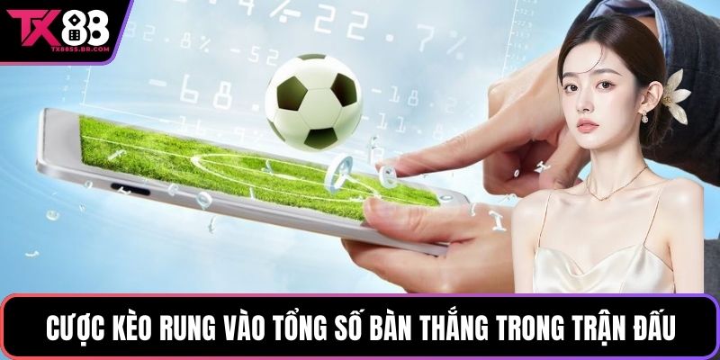 Cược kèo rung vào tổng số bàn thắng trong trận đấu