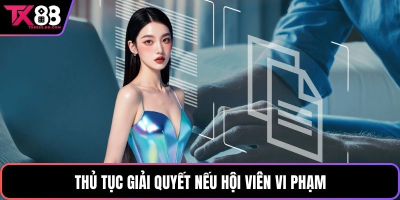 Thủ tục giải quyết nếu hội viên vi phạm
